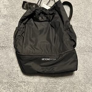 Beyond yoga athletic backpack convertible NWT Black